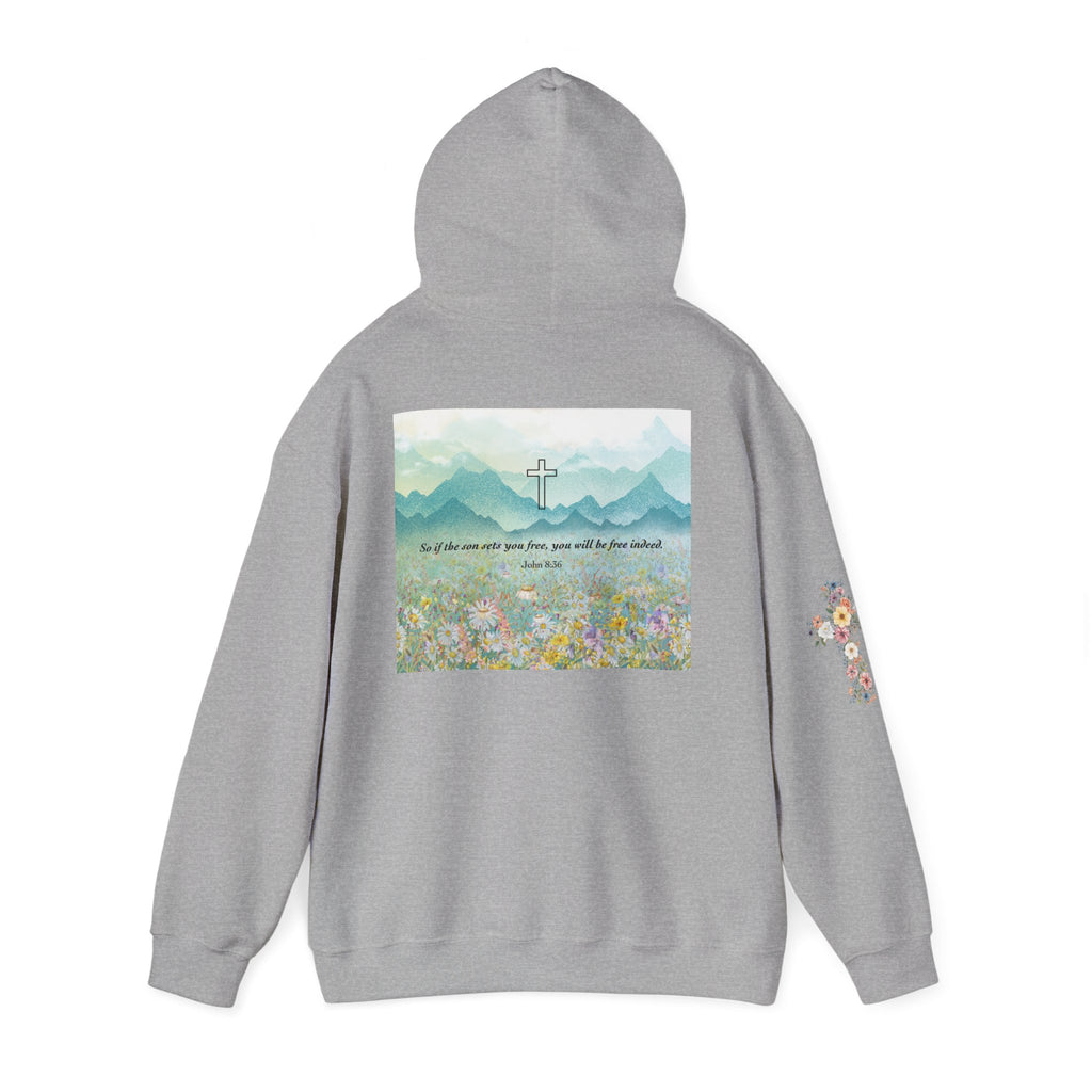 John 8:36 - Soft Blend Hoodie
