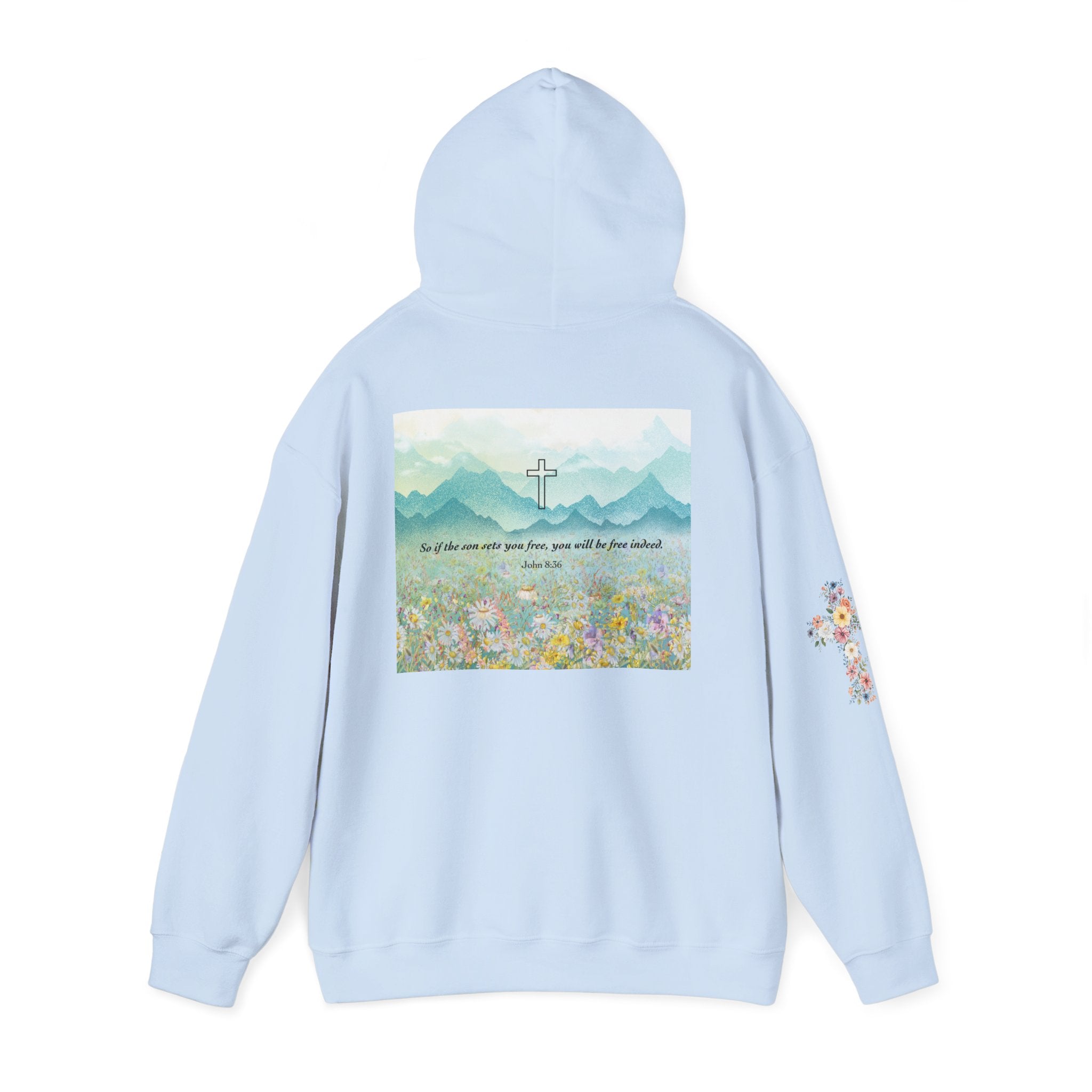 John 8:36 - Soft Blend Hoodie